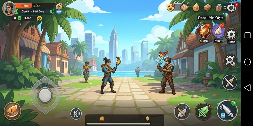 Tampilan screenshot 3446 menunjukkan gameplay Idle yang menarik.
