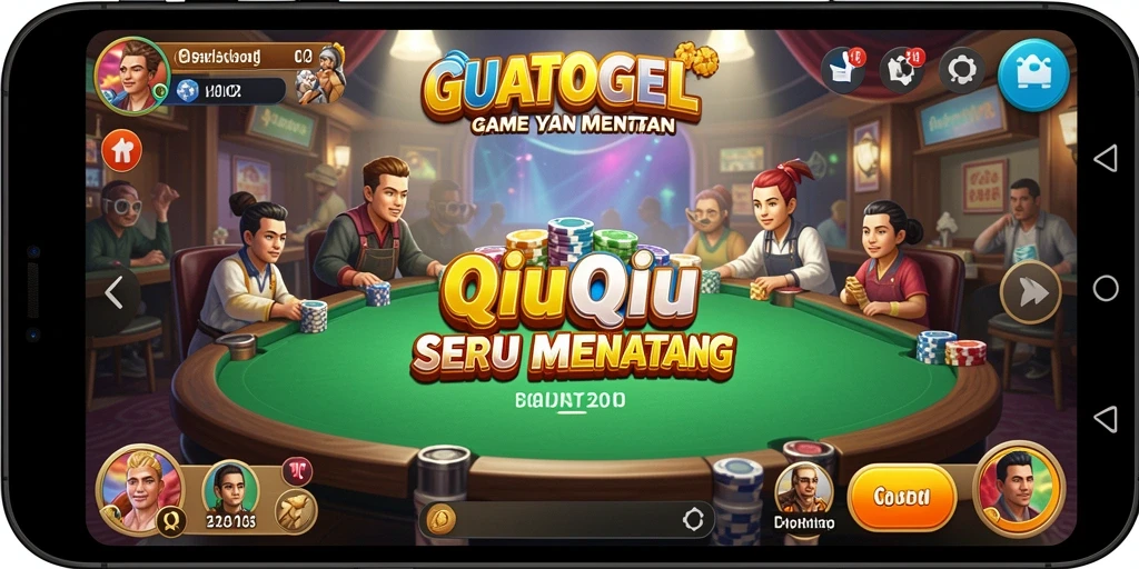 Gameplay seru QiuQiu di GUATOGEL yang menantang.