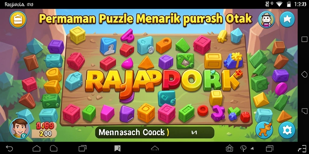 Tangkapan layar menunjukkan gameplay menarik dari RAJAPOLA.