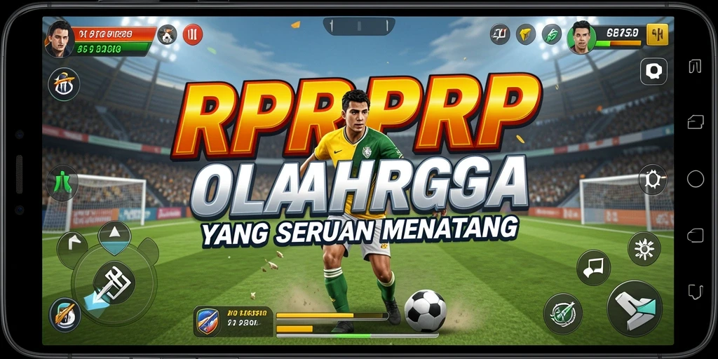 Screenshot RPRPRP menampilkan aksi seru di lapangan olahraga.