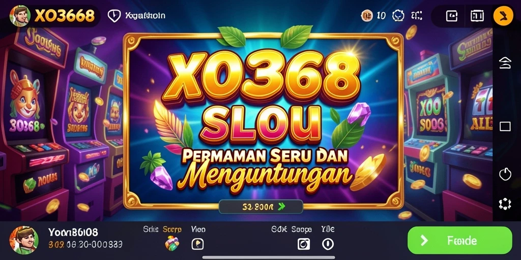 Tampilan gameplay Slot XO368 yang menarik dan penuh warna.