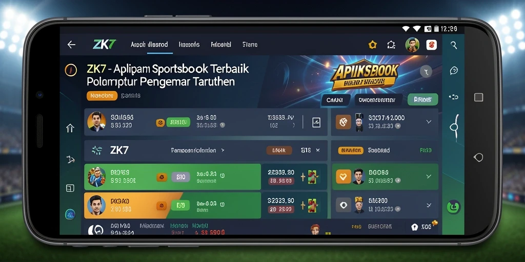 Tampilan gameplay menarik dari aplikasi Sportsbook ZK7.